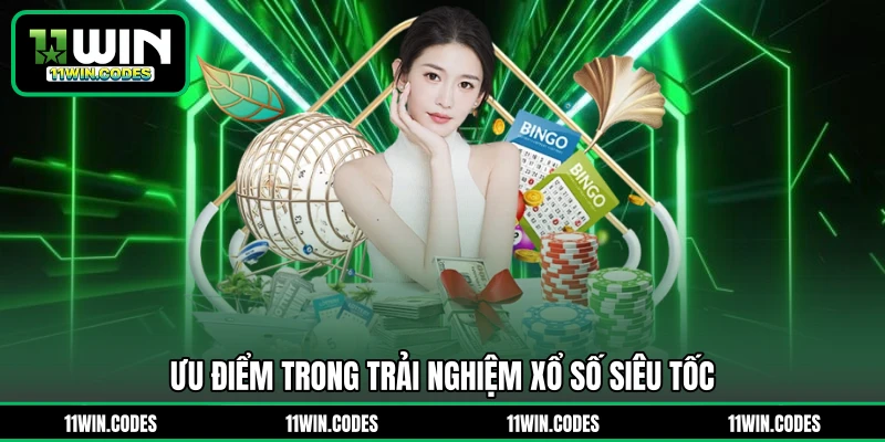 Ưu điểm trong trải nghiệm xổ số siêu tốc 